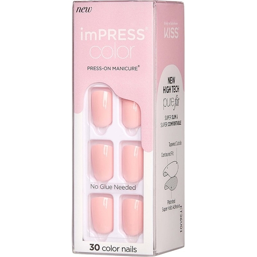 Product Kiss imPRESS Color Press-on Manicure - Pick Me Pink base image