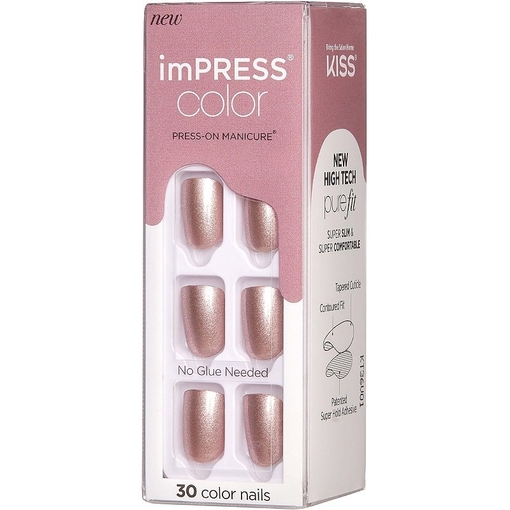 Product Kiss imPRESS Color Press-on Manicure - Paralyzed Pink base image