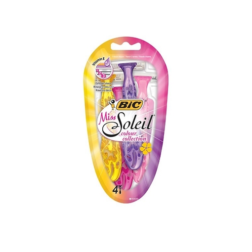 Product Bic razor blades Miss Soleil Colour Collection 4pieces base image