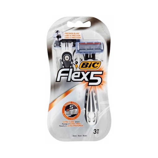 Product Bic Flex 5 razor blades 3pcs base image