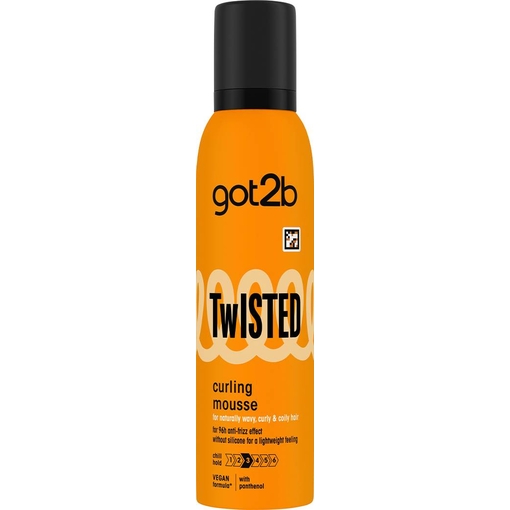 Product Schwarzkopf Got2B Twisted Mousse Curls Αφρός Μαλλιών 250ml base image