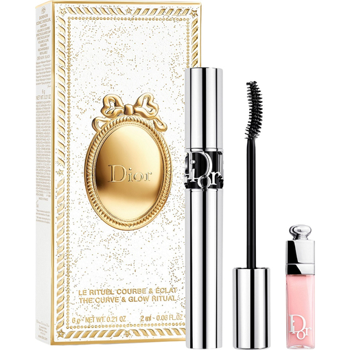 Product Dior Diorshow & Dior Addict The Curve & Glow Ritual Set Holiday Limited Edition Σετ Μακιγιάζ: Diorshow Iconic Overcurl 090 Black 6g & Mini Dior Addict Lip Maximizer 001 Pink 2ml base image