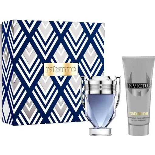 Product Paco Rabanne Invictus Ανδρικό Άρωμα Σετ Eau De Toilette 100ml & Shower Gel 100ml base image