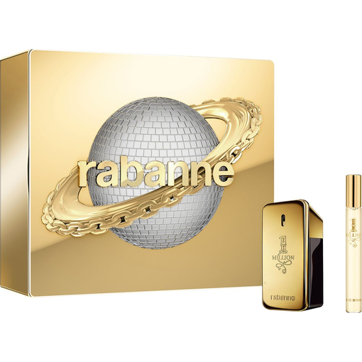 Product Rabanne 1 Million Men’s Fragrance Set: Eau de Toilette 50ml & Travel Spray 10ml base image