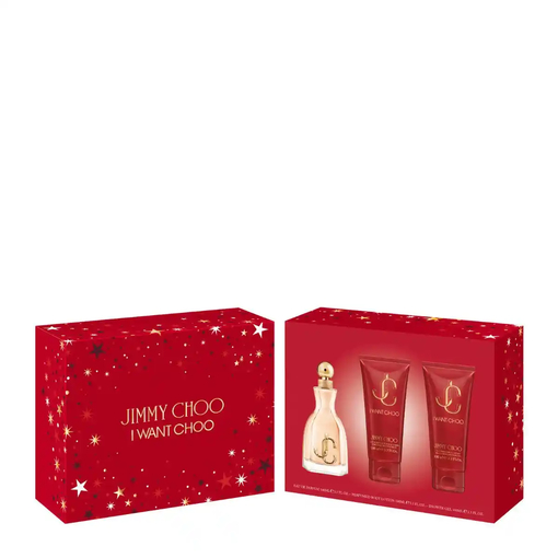 Product Jimmy Choo I Want Choo Γυναικείο Άρωμα Σετ Eau De Parfum 100ml & Body Lotion 100ml & Shower Gel 100ml base image