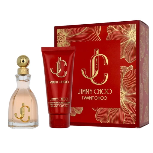 Product Jimmy Choo I Want Choo Women's Fragrance Set Eau De Parfum 60ml & Body Lotion 100ml base image