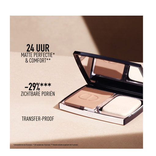 Product Christian Dior Forever Natural Matte Velvet Compact Foundation Refill 10g - 1N base image