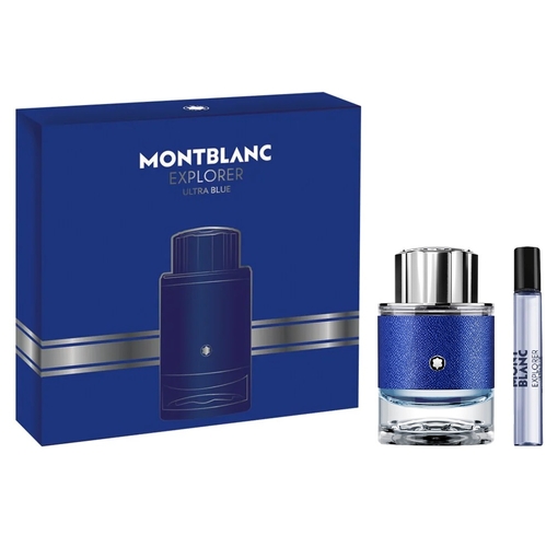 Product Montblanc Explorer Ultra Blue Eau De Parfum Set 60ml Και Explorer Ultra Blue Eau De Parfum Στο Travel Size 7,5ml. base image