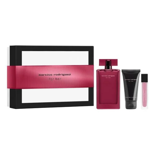 Product Narciso Rodriguez For Her Intense Γυναικείο Αρωματικό Σετ: Eau de Parfum 100ml + Body Lotion 50ml + Mini 10ml base image