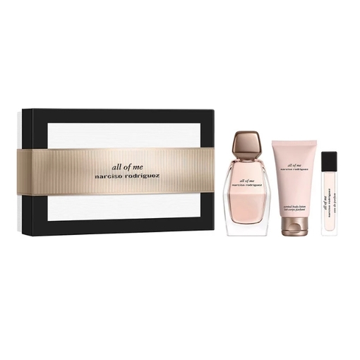 Product Narciso Rodriguez All Of Me Γυναικείο Αρωματικό Σετ: Eau de Parfum 90ml + Body Lotion 50ml + Travel Size 10ml base image