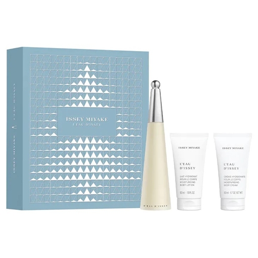 Product Issey Miyake L'Eau d'Issey Coffret Limited Edition Women’s Fragrance Set: Eau de Toilette 50ml & Body Lotion 50ml & Shower Cream 50ml base image