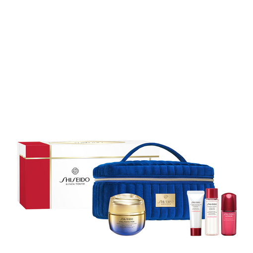 Product Shiseido Κρεμικό Σετ Vital Perfection Advanced Holiday Pouch Set: Vital Perfection Uplifting & Firming Advanced Cream 50ml + Clarifying Cleansing Foam 15ml + Treatment Softener 30ml + Ultimune Power Infusing Serum 10ml base image
