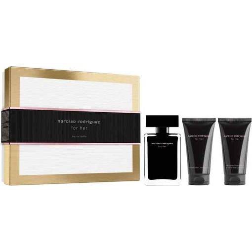 Product Narciso Rodriguez For Her Coffret Women's Fragrance Set: Eau de Toilette 50ml & Body Lotion 50ml & Hand Cream 50ml base image