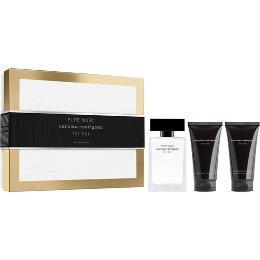 Product Narciso Rodriguez For Her Pure Musc Coffret Women's Fragrance Set: Eau de Parfum 50ml & Body Lotion 50ml & Hand Cream 50ml base image