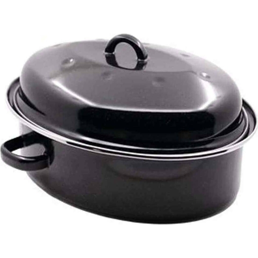 Product Beka Roasty Cook Γάστρα Οβάλ Εμαγιέ 32cm 4.3L - Black base image