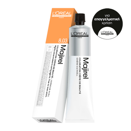 Product L'Oreal Professionnel Majirel 50ml - 8.03 Ξανθό Ανοιχτό Φυσικό Ντορέ base image