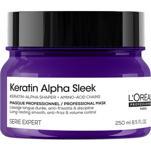 Product L'Oreal Professionnel Serie Expert Keratin Alpha Sleek Μάσκα Μαλλιών για Λείανση 250ml base image