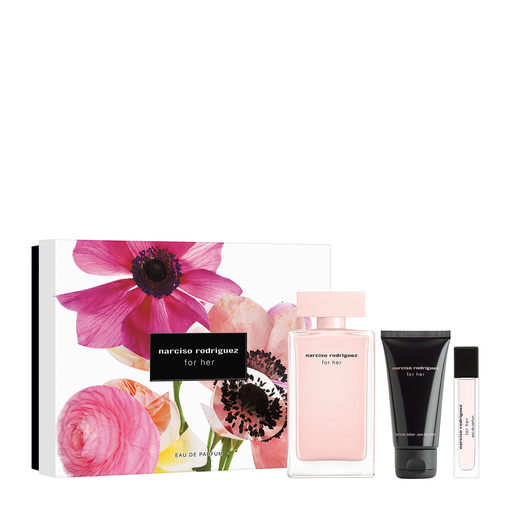 Product Narciso Rodriguez for Her Spring Set for Her Eau De Parfum 100ml, Body Lotion 50ml Και Purse Spary 10m base image