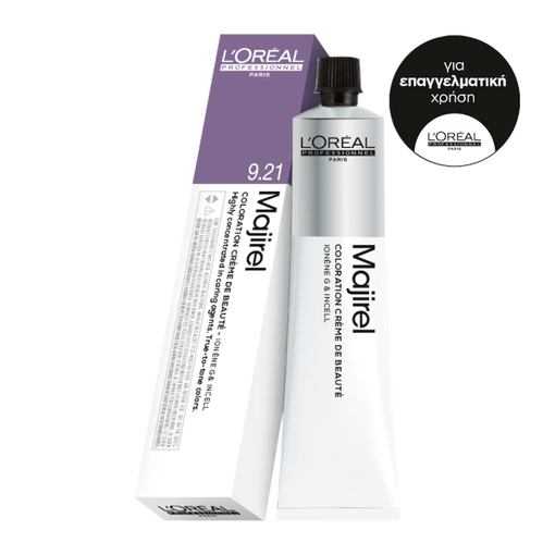 Product L’Oreal Professionnel Majirel 50ml - 9.21 Ξανθό Πολυ Ιριζέ Σαντρέ base image