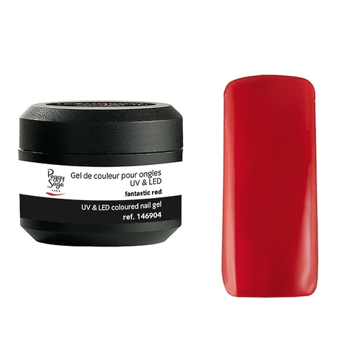 Product Peggy Sage Techni Gel Color Uv & Led 5g | Απόχρωση Fantastic Red base image