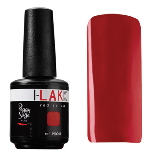 Product Peggy Sage Nails Gel I-Lak 15ml | Απόχρωση Red Salsa base image