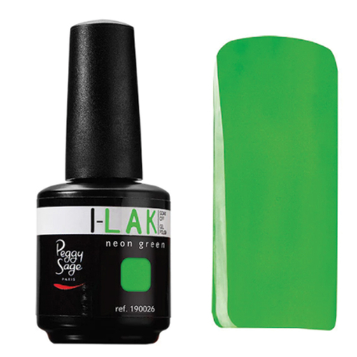 Product Peggy Sage Nails Gel I-Lak 15ml | Απόχρωση Neon Green base image