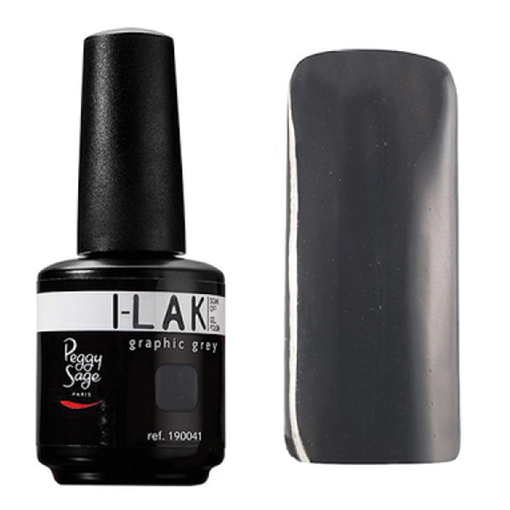 Product Peggy Sage Nails Gel I-Lak 15ml | Απόχρωση Graphic Grey base image