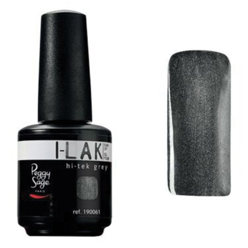 Product Peggy Sage Nails Gel I-Lak 15ml | Απόχρωση Hi-tek Grey base image