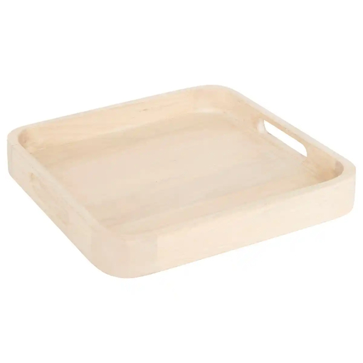 Product Marva Δίσκος Σερβιρίσματος Ξύλο Μάνγκο Square 34.5x34.5x4cm Φυσικό base image