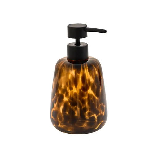 Product Marva Dispenser Σαπουνιού Γυάλινο Dotty 8.9x8.9x16.5cm 400ml Καφέ base image