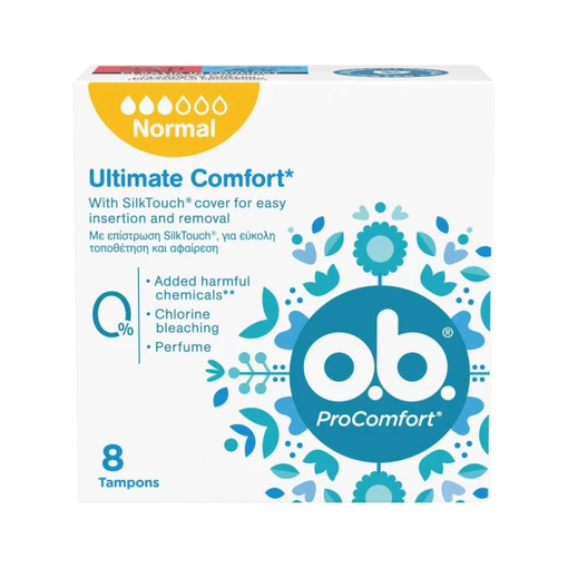 Product O.B. Ταμπόν ProComfort Normal 8τμχ base image
