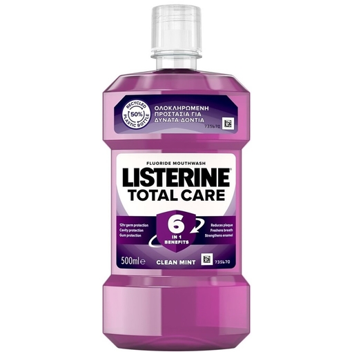 Product Listerine Total Care Clean Mint Στοματικό Διάλυμα 500ml base image