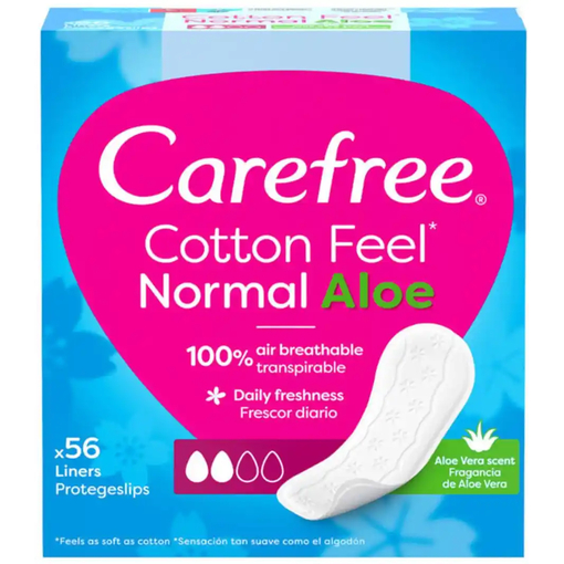 Product Carefree Cotton Feel Normal Aloe 56pcs base image