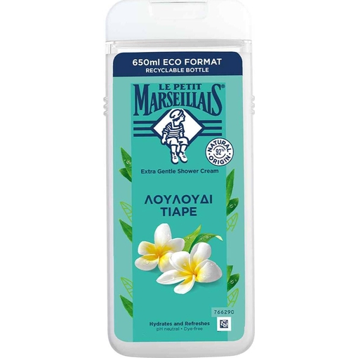 Product Le Petit Marseillais Tiare Flower Αφρόλουτρο Καθαρισμού 650ml base image