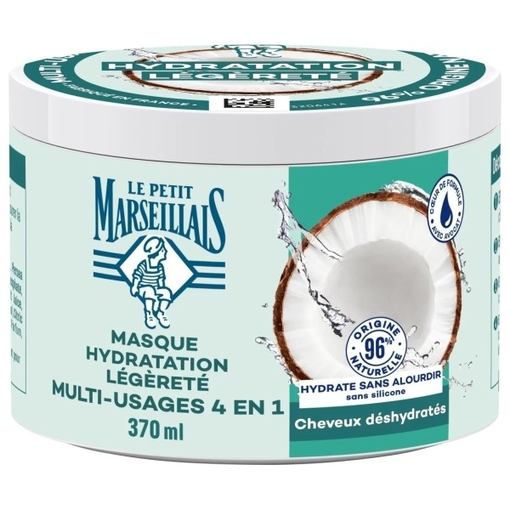 Product Le Petit Marseillais Hydra Μάσκα Μαλλιών Ενυδάτωσης Intense Hair Mask 370ml base image