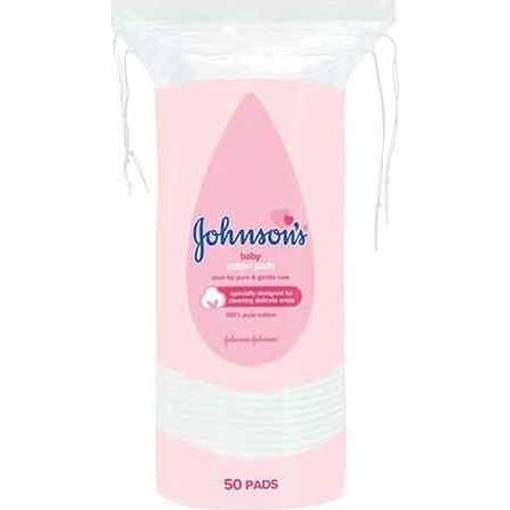 Product Johnson's Baby Cotton Pads Δίσκοι Βαμβακιού 50τμχ base image