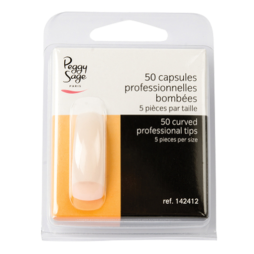 Product Peggy Sage French Curved Professional Tips 10 Sizes 50pcs base image