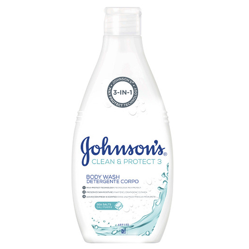 Product Johnson’s® Clean & Protect 3 Sea Salt Αφρόλουτρο Με Θαλάσσια Άλατα 750ml base image