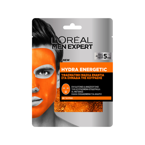 Product L'Oreal Men Expert Hydra Energetic Tissue Mask Μάσκα 30g base image