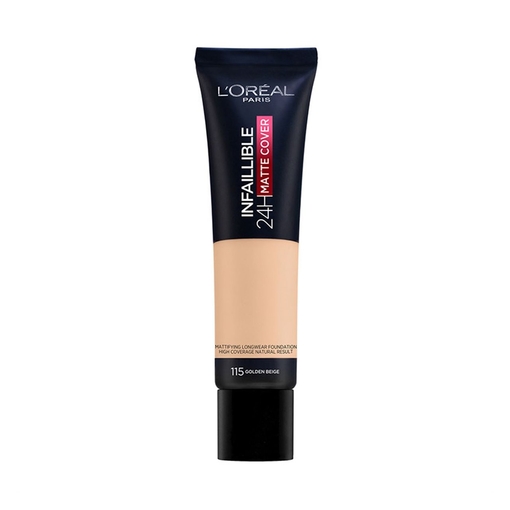 Product L'oréal Infaillible Matte Cover Golden Beige 115 30ml base image