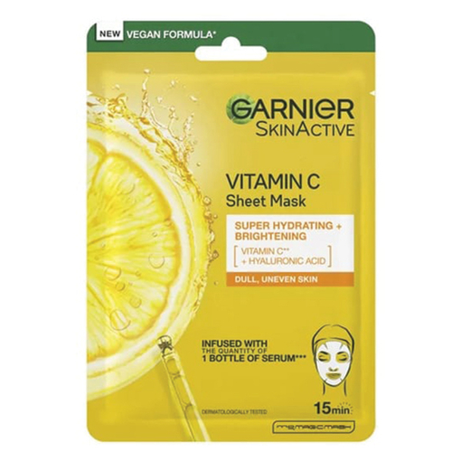 Product Garnier SkinActive Vitamin C Sheet Mask 28g base image