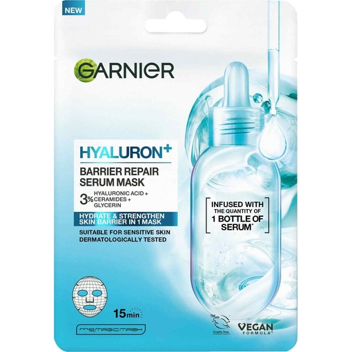 Product Garnier Skin Active Hyaluronic Aloe Hydrating Tissue Mask Υφασμάτινη Μάσκα Προσώπου 28gr base image