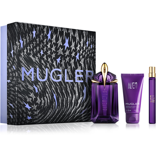 Product Thierry Mugler Γυναικείο Αρωματικό Σετ Alien Gift Set: Alien Eau De Parfum 60ml & Body Lotion 50ml & Pen Spray 10ml base image