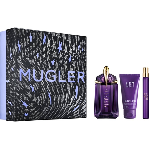 Product Mugler Alien Γυναικείο Αρωματικό Σετ Eau De Parfum 60ml Refillable + Body Lotion 50ml + Travel Size 10ml base image