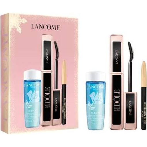 Product Lancôme Lash Idole Mascara Holiday Set: Lash Idôle Mascara 01 Glossy Black - 8ml + Le Crayon Khôl eyeliner pencil mini 01 noir - 0.7g + Bi-facil eye makeup remover 30ml base image