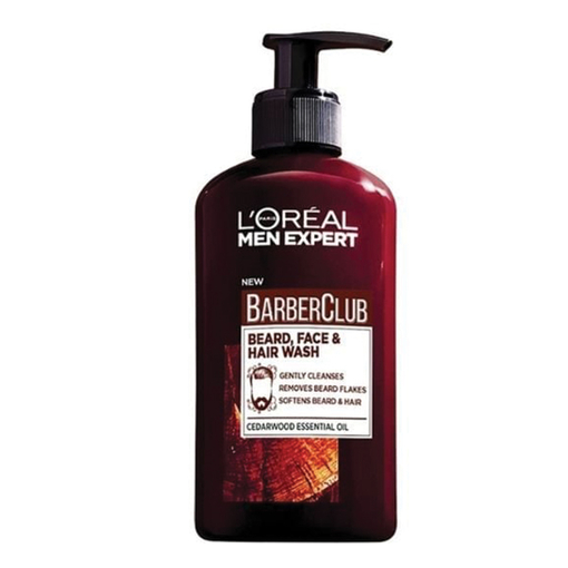 Product L'Oreal Barber Club Beard, Face & Hair Wash 200ml base image