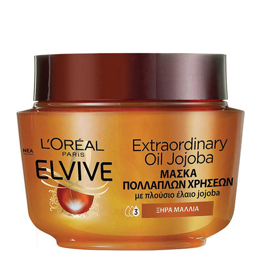 Product L'Oreal Elvive Μάσκα Μαλλιών Extraordinary Oil Jojoba 300ml base image