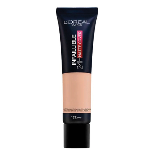 Product L'Oreal Infaillible 24h Matte Cover Liquid Foundation 30ml - 175 Sand base image