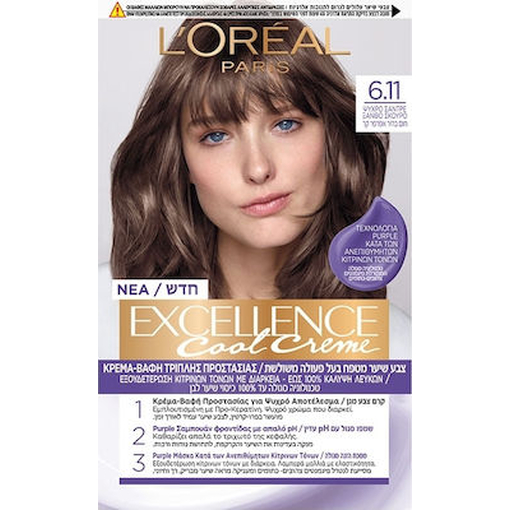 Product L’oreal Excellence Intense Hair Color - Shade 6.11 base image