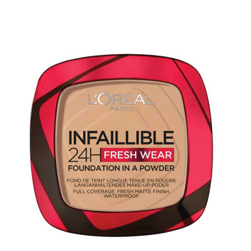 Product L'Oreal Infaillible 24h Fresh Wear Foundation In a Powder 9g - 140 Gold Beige base image